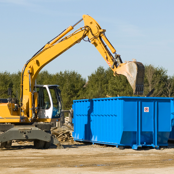 what size residential dumpster rentals are available in East Killingly